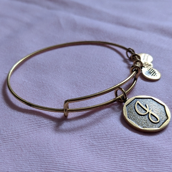 Alex and Ani J charm bracelet - Picture 2 of 6
